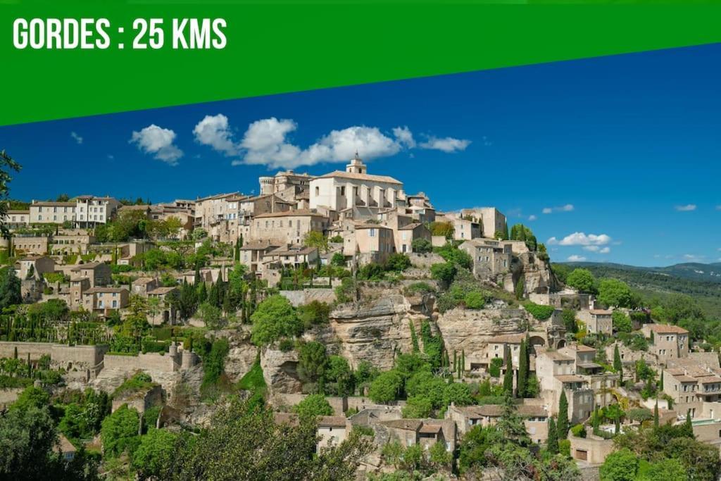 Villa Santa - Piscine - Wi-Fi - Proche Ventoux - Ideal Cyclistes Mormoiron المظهر الخارجي الصورة