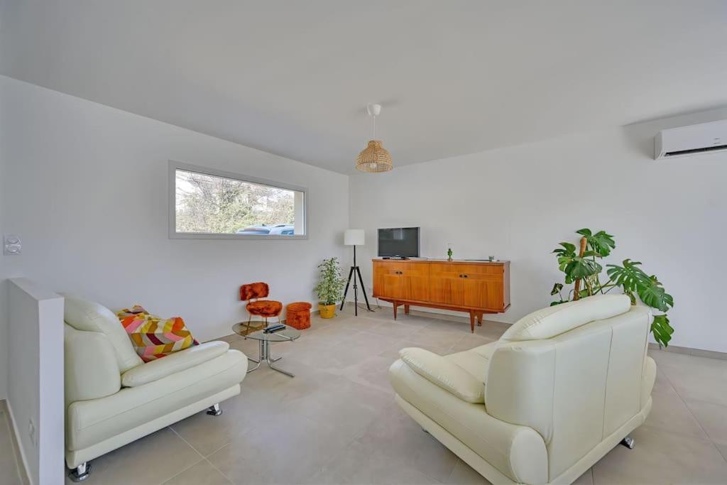 Villa Santa - Piscine - Wi-Fi - Proche Ventoux - Ideal Cyclistes Mormoiron المظهر الخارجي الصورة